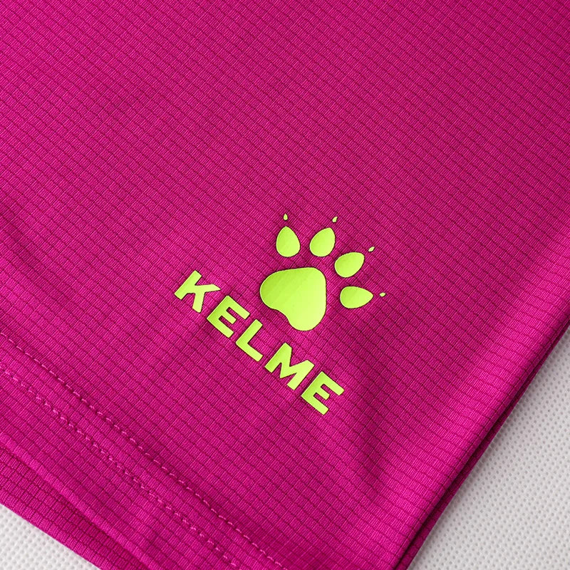 KELME Custom Football Uniform Men's Soccer Jerseys Kid Tracksuit Sportswear Short Sleeves Jersey Shorts Soccer Suit 9151ZB1002