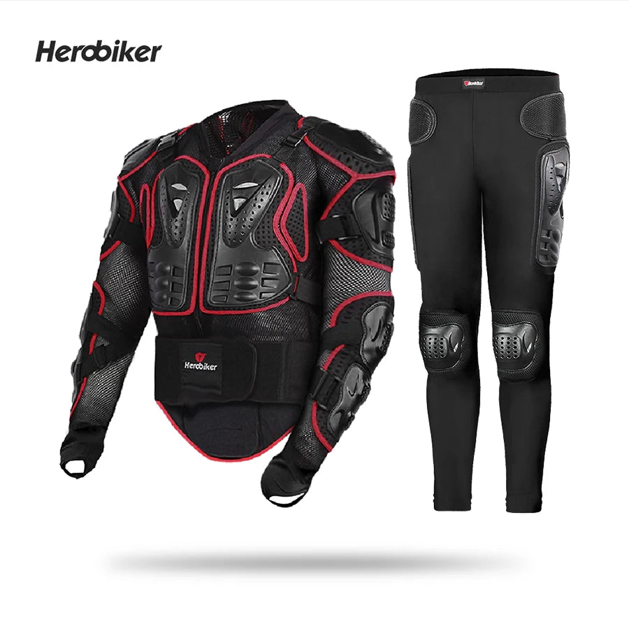 HEROBIKER Motorcycle Jacket Men Motorcycle Armor Moto Body Armor Motocross Riding Jacket Racing Motorbike Body Protection S-5XL