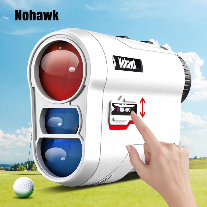 Nohawk Multifunctional Golf Laser Rangefinder Telescope with Flag-Lock Slope Distance Meter for Hunting Construction Monocular
