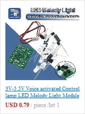 SMD NE555 CD4017 Rotating Flashing LED Components SMT LQFP44 Soldering Practice Board Electronic Circuit Training Suite DIY Kit