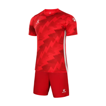 KELME Custom Football Uniform Men's Soccer Jerseys Kid Tracksuit Sportswear Short Sleeves Jersey Shorts Soccer Suit 9151ZB1002