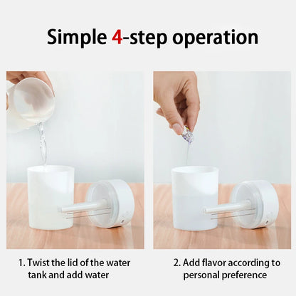 Ultrasonic Humidifier 260ml USB LED Lamp Aroma Diffuser