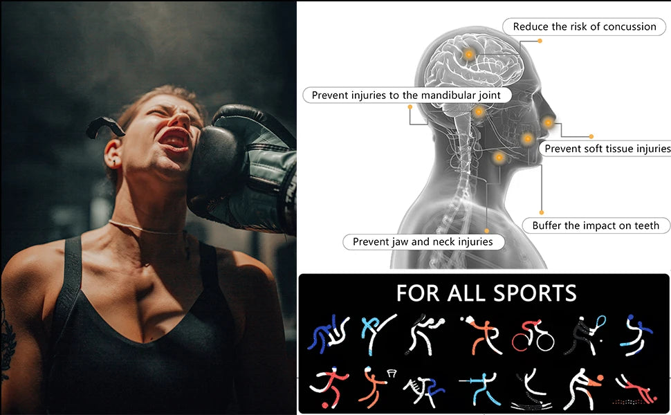 New Sport Mouth Guard Teeth Protector Kids Adults Mouthguard Tooth Brace for Basketball Football Rugby Boxing Tooth Protection