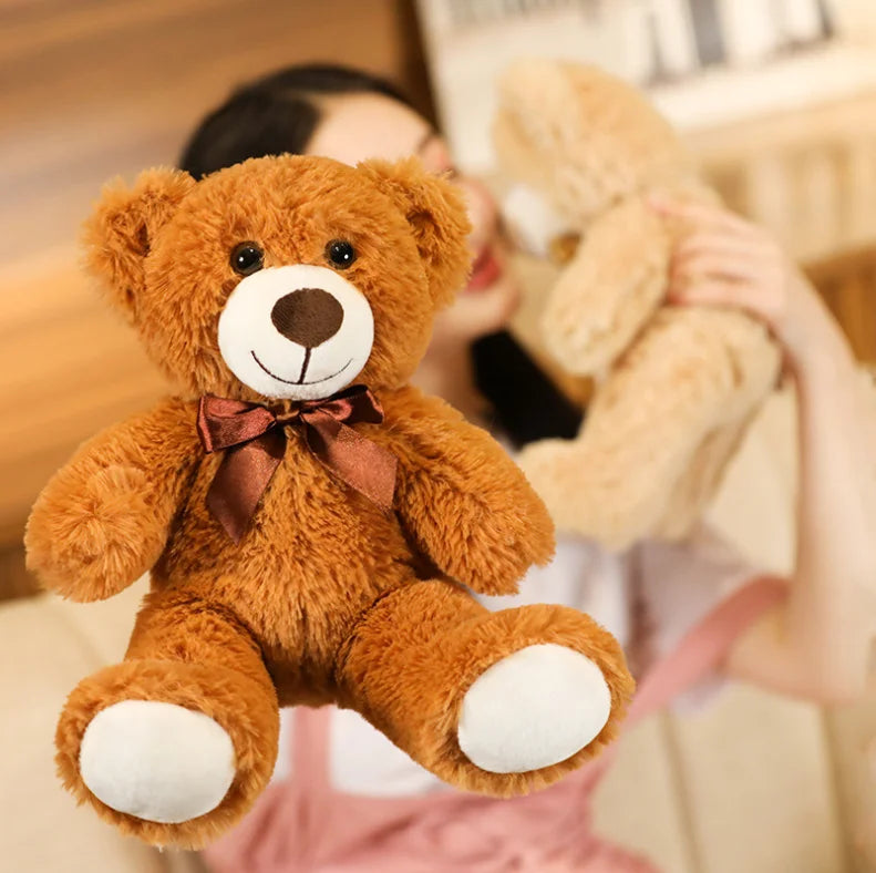 New Hot Christmas Bear Lovely Teddy Bear Plush Toys Stuffed Cute Bear Doll Boys&Girls Valentine's Gift Kids Baby Christmas Gift