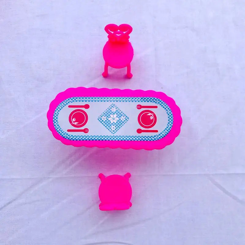 Princess Fashion Furniture Living Room TV Chair Sofa Kitchen Kids Toys Doll Accessories Pretend Play For Girls Children DIY Game