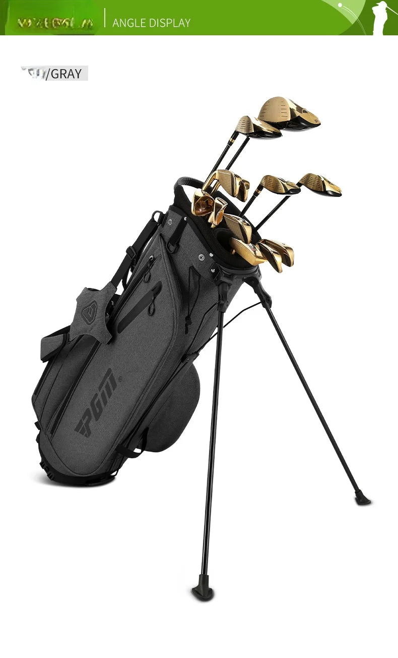 PGM Men's Golf Bag Ultra Lightweight and Stable Holder Bag QB092