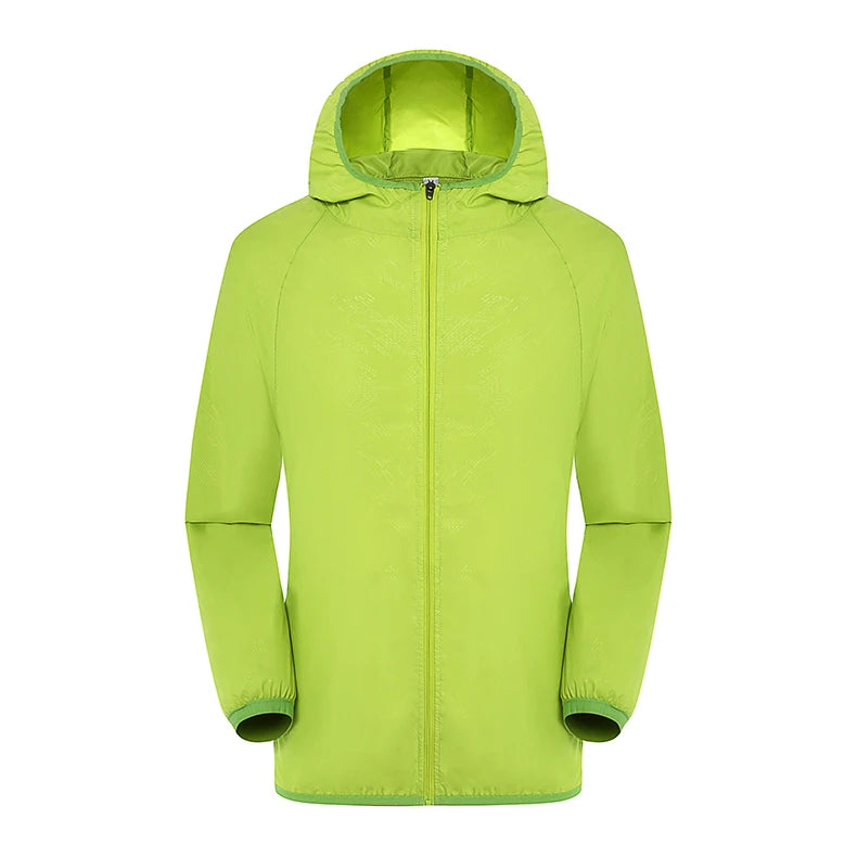 LNGXO Hiking Waterproof Jacket Women Men Camping Running Sun-Protective Windbreaker Quick Dry Outdoor Sport Rain Coat Unisex