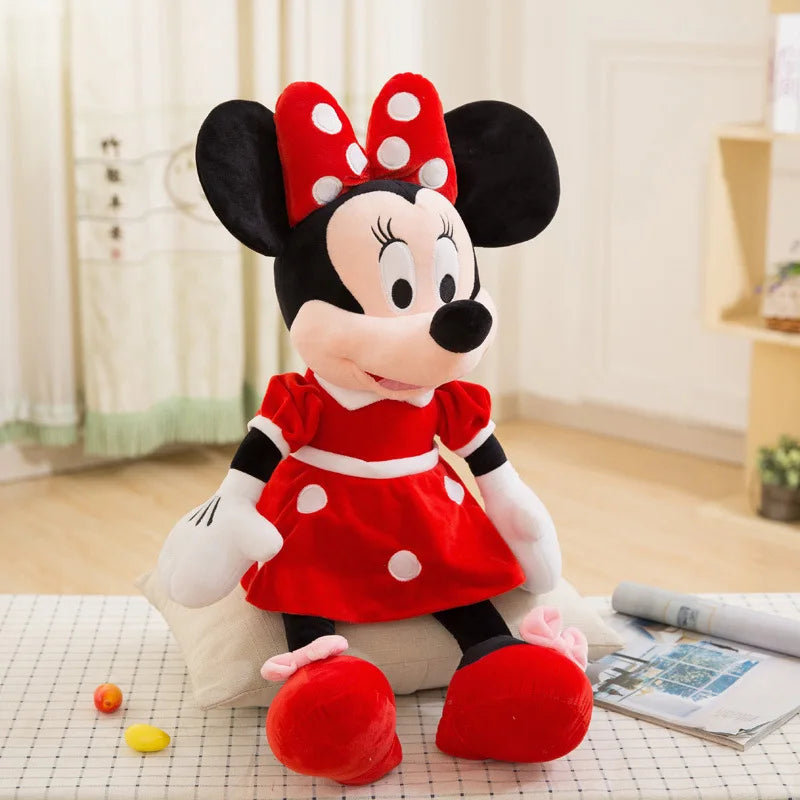 30-70cm Couples Mickey Mouse Minnie Kawaii Plush Toys Children Gifts Plush Toys Doll Birthday Girlfriend Girl Gift