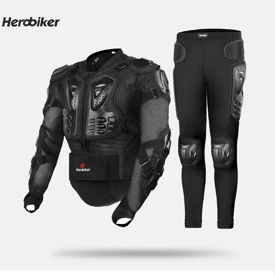 HEROBIKER Motorcycle Jacket Men Motorcycle Armor Moto Body Armor Motocross Riding Jacket Racing Motorbike Body Protection S-5XL