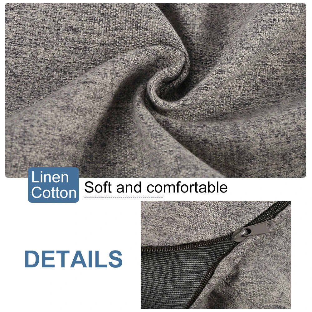 Lazy Sofa Cover Solid Chair Covers Without Filler Linen Cloth Lounger Seat Bean Bag Pouf Puff Couch Tatami Living Room Beanbags