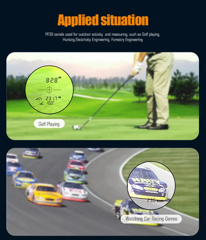 Golf Laser Rangefinder Telescope 600m 6x Monocular