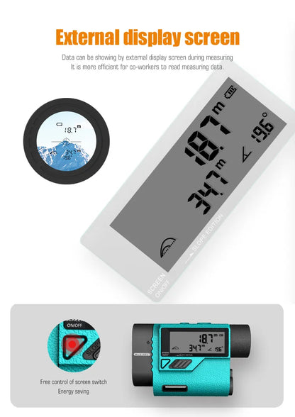 Golf Laser Rangefinder Telescope 600m 6x Monocular