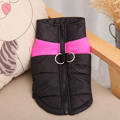 Winter Dog Coat Polyester Waterproof Vest For Small, Medium And Large Dogs