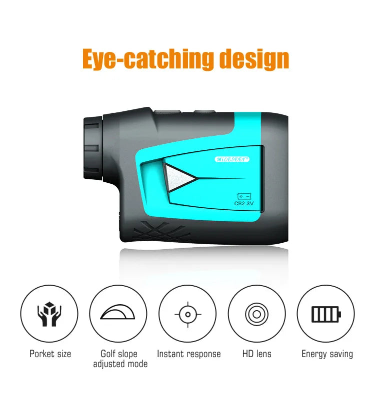 Mileseey PF210 PF2E PF240 Golf Laser Rangefinder Telescope Measure 600M/Yard Distance Meter 6X Monocular For Golf Sport Hunting