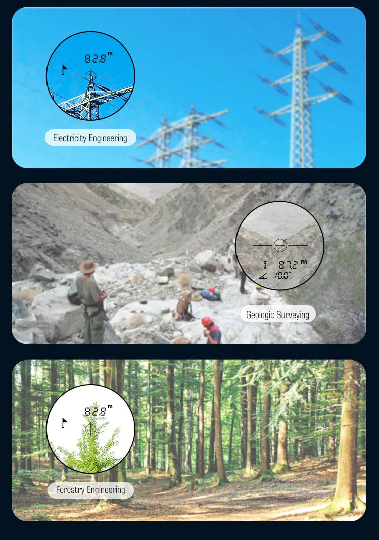 Mileseey PF210 PF2E PF240 Golf Laser Rangefinder Telescope Measure 600M/Yard Distance Meter 6X Monocular For Golf Sport Hunting