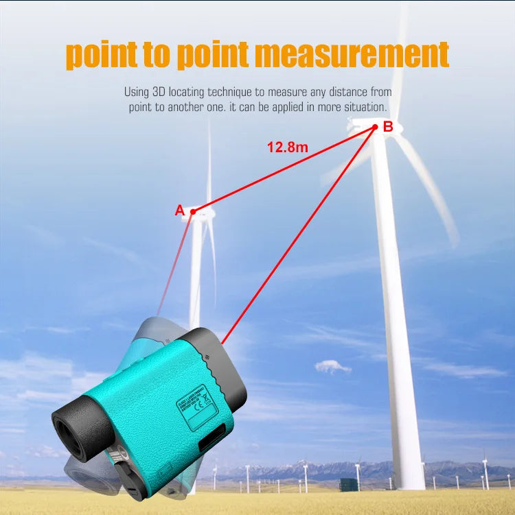 Mileseey PF210 PF2E PF240 Golf Laser Rangefinder Telescope Measure 600M/Yard Distance Meter 6X Monocular For Golf Sport Hunting