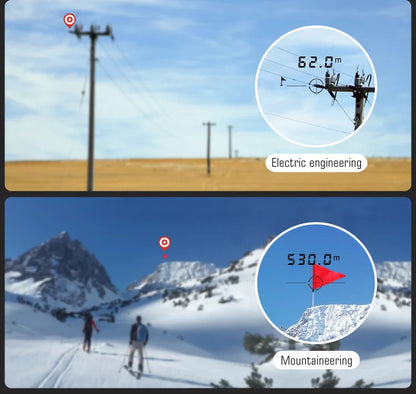 Golf Laser Rangefinder Telescope 600m 6x Monocular