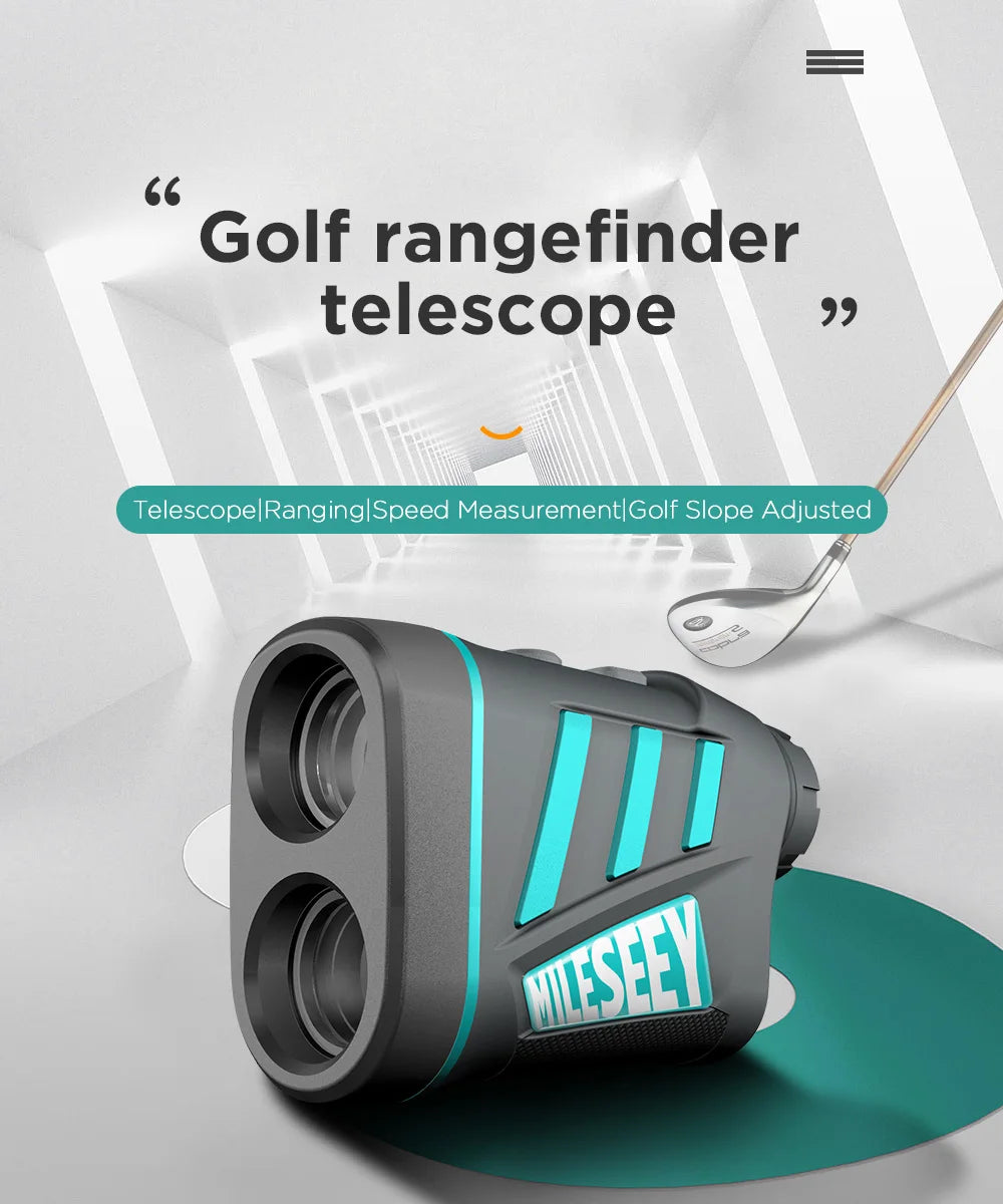 Mileseey PF210 PF2E PF240 Golf Laser Rangefinder Telescope Measure 600M/Yard Distance Meter 6X Monocular For Golf Sport Hunting