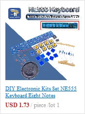 SMD NE555 CD4017 Rotating Flashing LED Components SMT LQFP44 Soldering Practice Board Electronic Circuit Training Suite DIY Kit