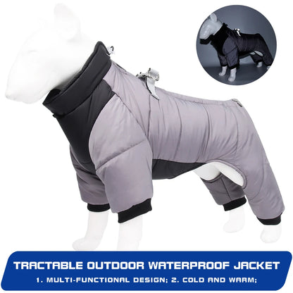 Winter Waterproof Polyester Pet Dog Jacket For Small And Medium Dogs