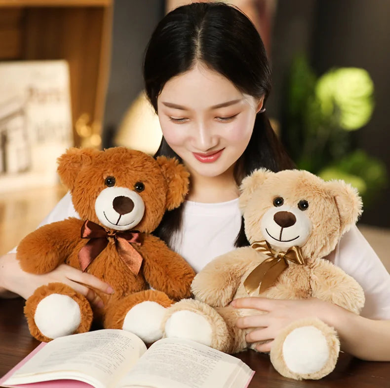 New Hot Christmas Bear Lovely Teddy Bear Plush Toys Stuffed Cute Bear Doll Boys&Girls Valentine's Gift Kids Baby Christmas Gift
