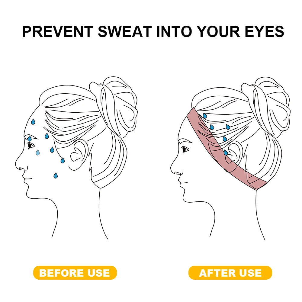 Gothic Skull Headband Sweat Bandage Sport Head Hair Band Workout Tennis Fitness Jog Basketball Running Scary Sweatband Women Men