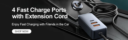 USB Car Charger 30W Type C PD QC 4.0 3.0 PPS SCP FCP