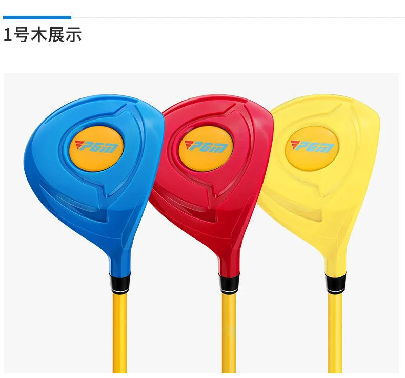 PGM 2-5 Years Old Kids Golf Club Set Children's Boy Girl Beginner's Golf Training Wood Iron Swing Putter Bag Gift JRTG011