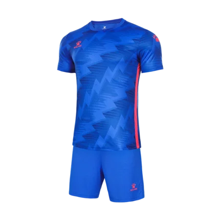 KELME Custom Football Uniform Men's Soccer Jerseys Kid Tracksuit Sportswear Short Sleeves Jersey Shorts Soccer Suit 9151ZB1002