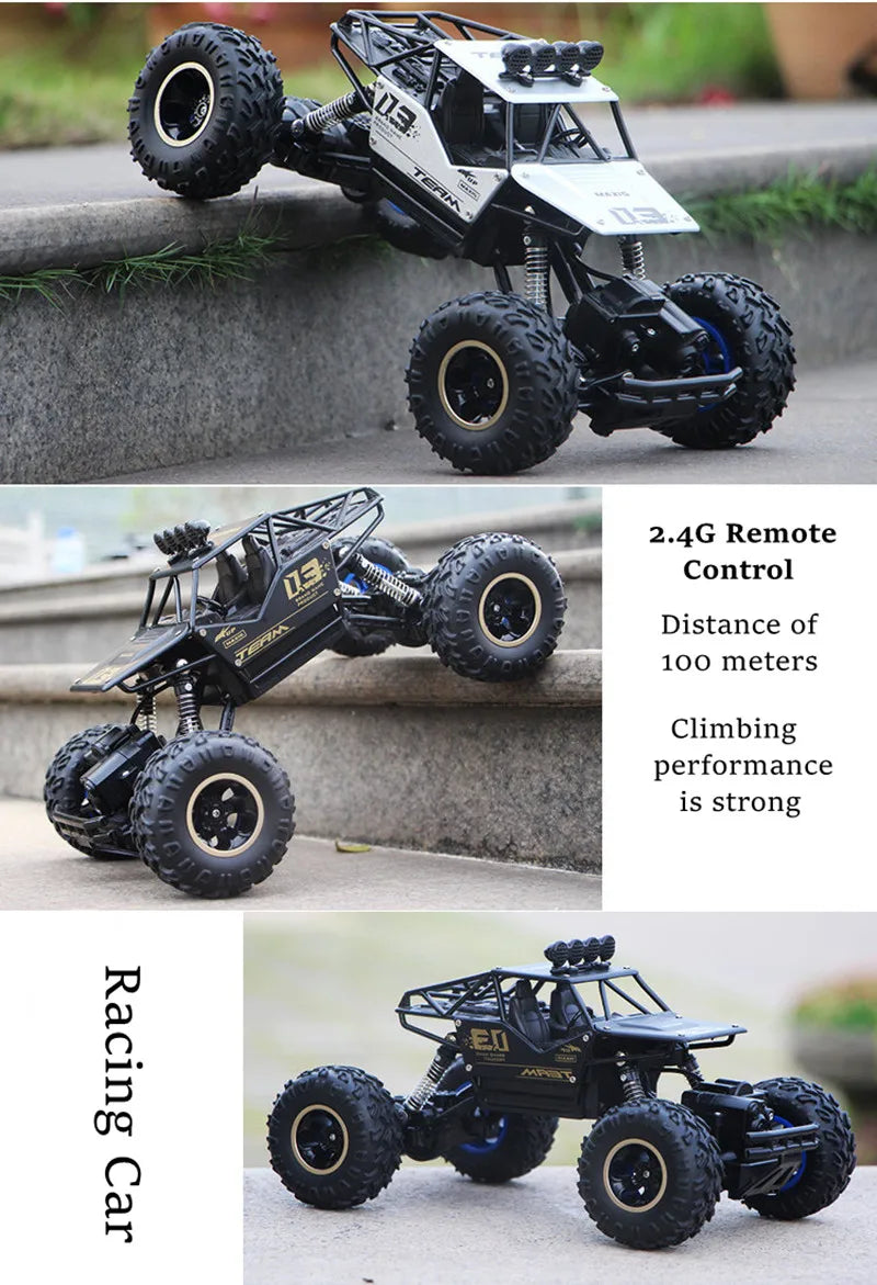 ZWN 1:12 / 1:16 4WD Remote Control Car With Led Lights 2.4G Radio RC  Cars Off-Road 4x4 Control Trucks Toys Gifts for Children