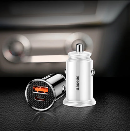 USB Car Charger 30W Type C PD QC 4.0 3.0 PPS SCP FCP