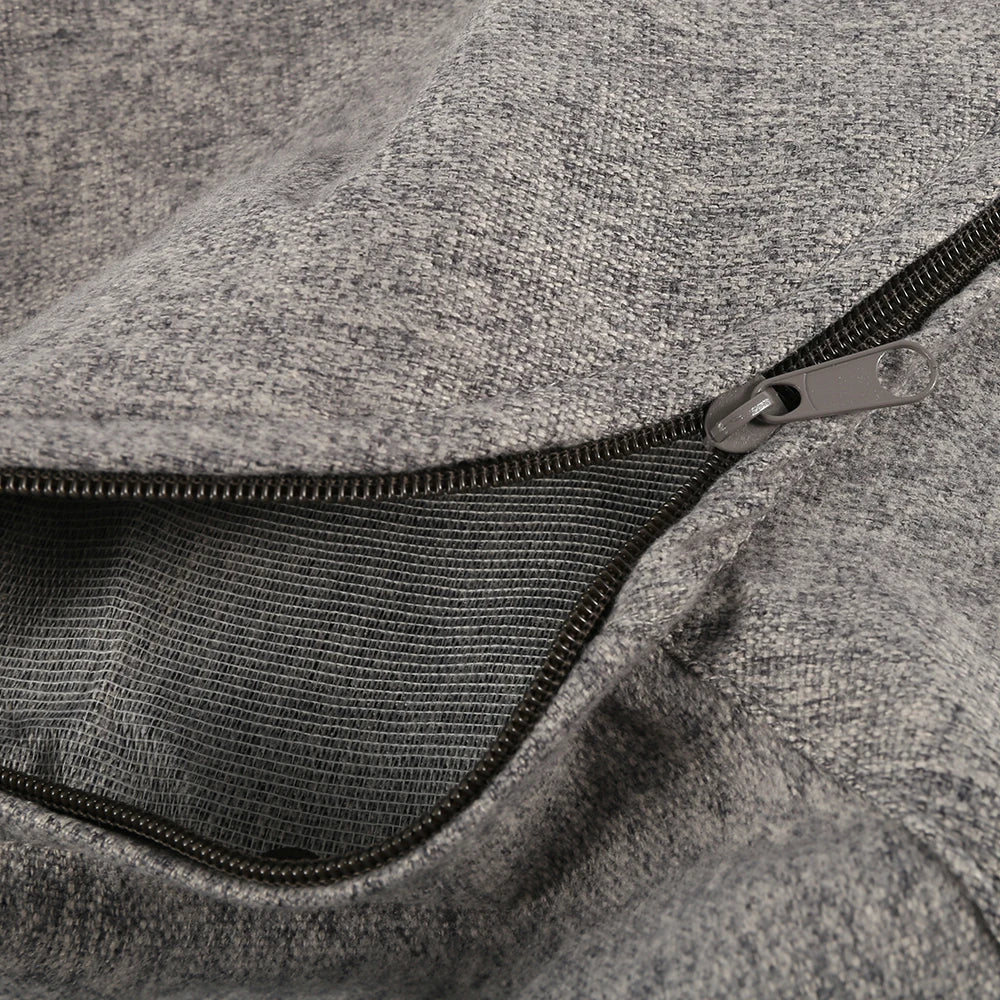 Lazy Sofa Cover Solid Chair Covers Without Filler Linen Cloth Lounger Seat Bean Bag Pouf Puff Couch Tatami Living Room Beanbags