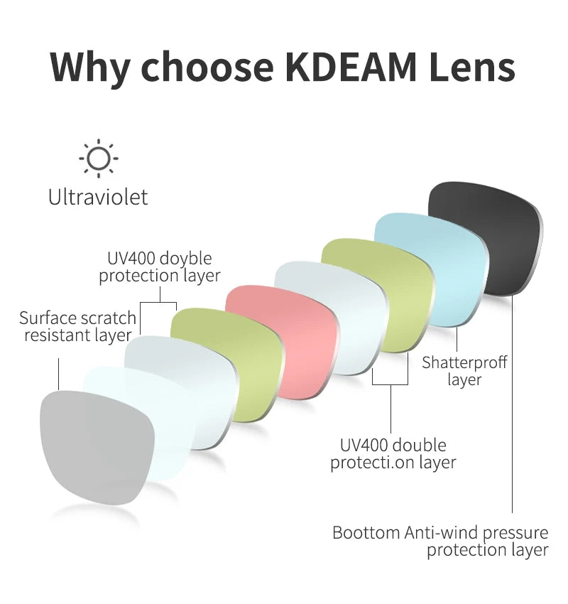 KDEAM Luxury Steampunk Pilot Sunglasses Men and Women Soft Leather Shield Glasses UV400 Protection KD2095