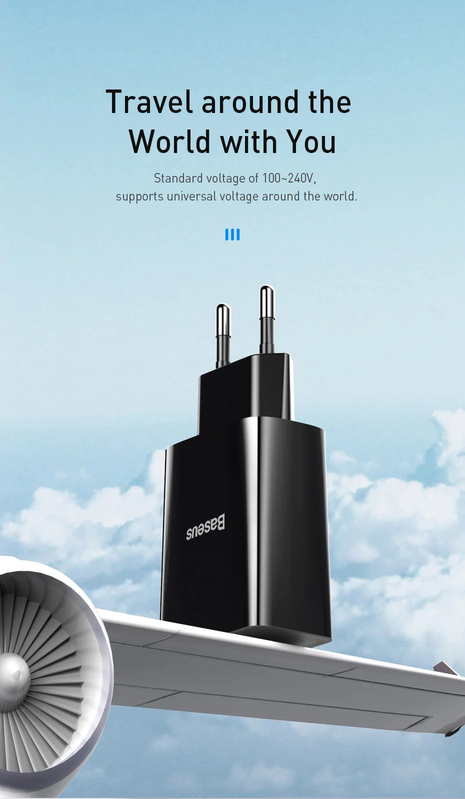 Baseus Dual USB Charger EU Plug Charger 2.1A Wall Charger Max Mobile Phone Charging Mini Adapter Travel Charger For iPhone