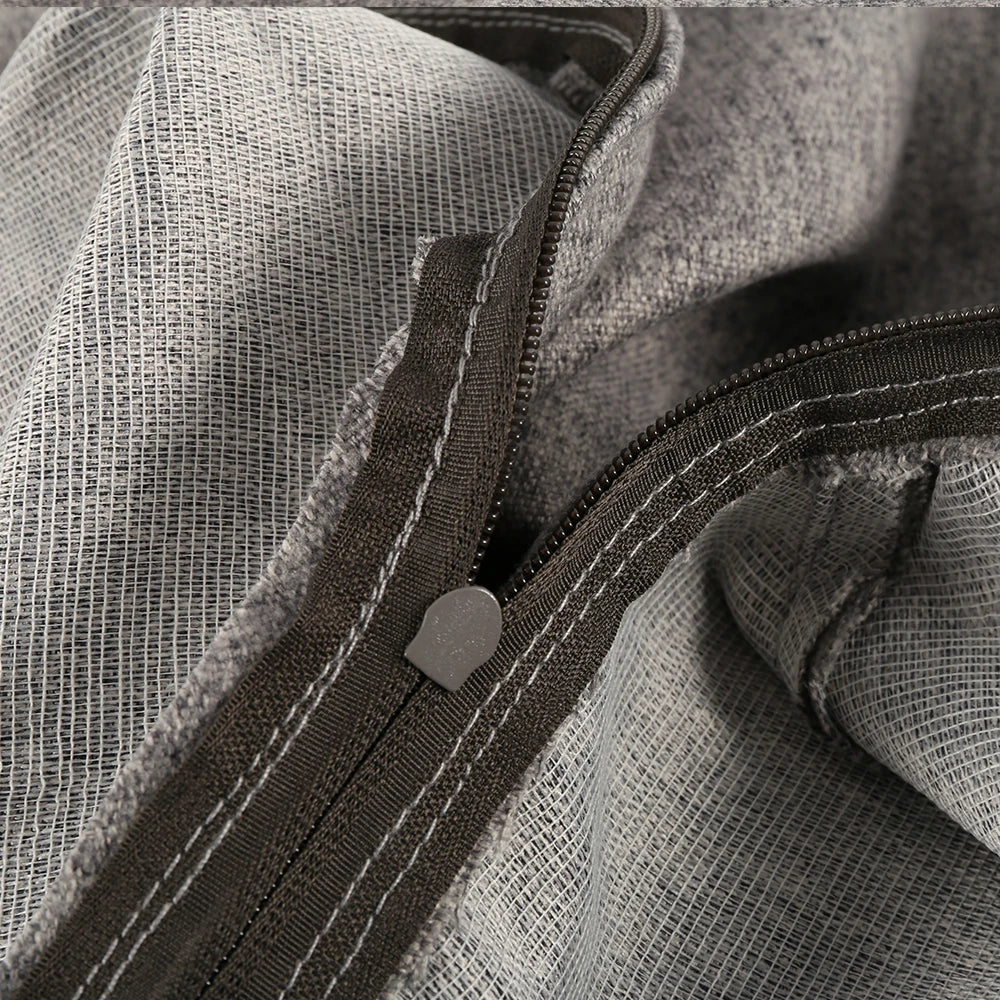 Lazy Sofa Cover Solid Chair Covers Without Filler Linen Cloth Lounger Seat Bean Bag Pouf Puff Couch Tatami Living Room Beanbags