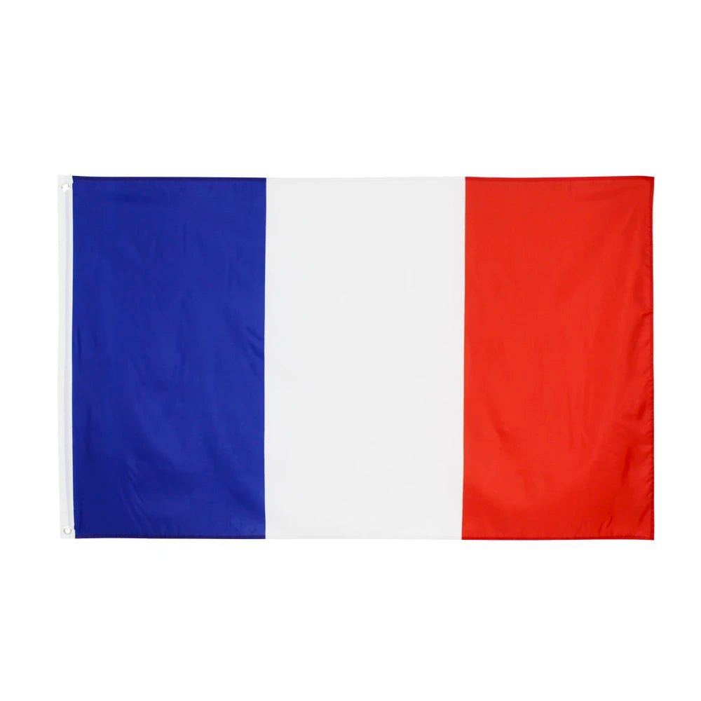 XIANGYING Great France flag 90*150cm Hanging blue white red fra fr french Polyester Banner Decoration French flag