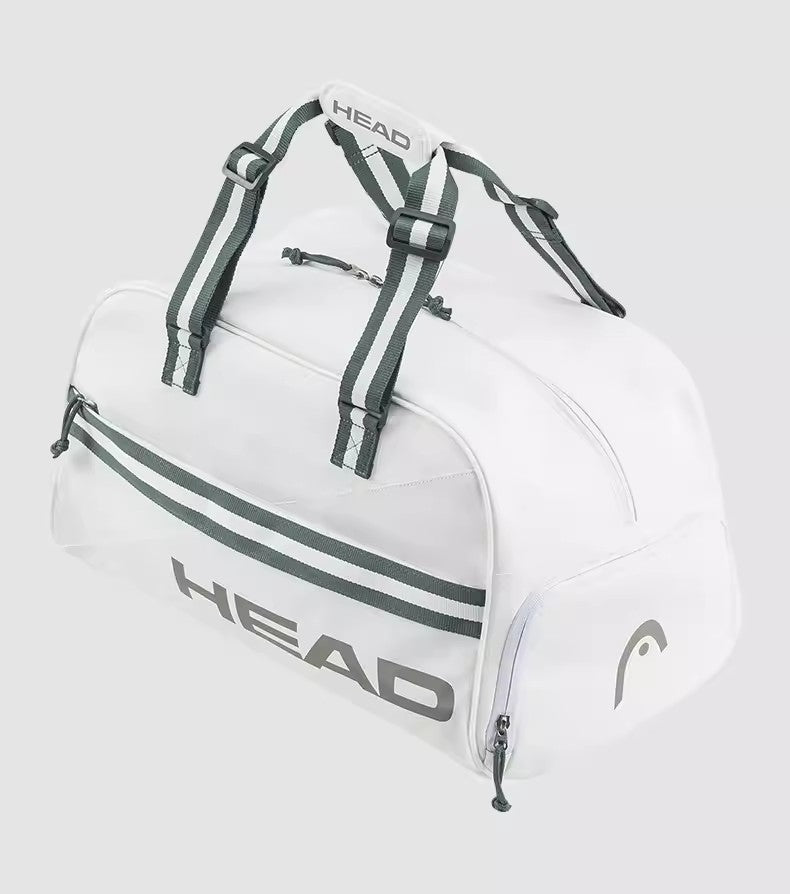 HEAD Tennis Bag Simple Fashion Court Bag Portable Tennis Racket Bag with Shoe Compartment Comfortable Racket Bag