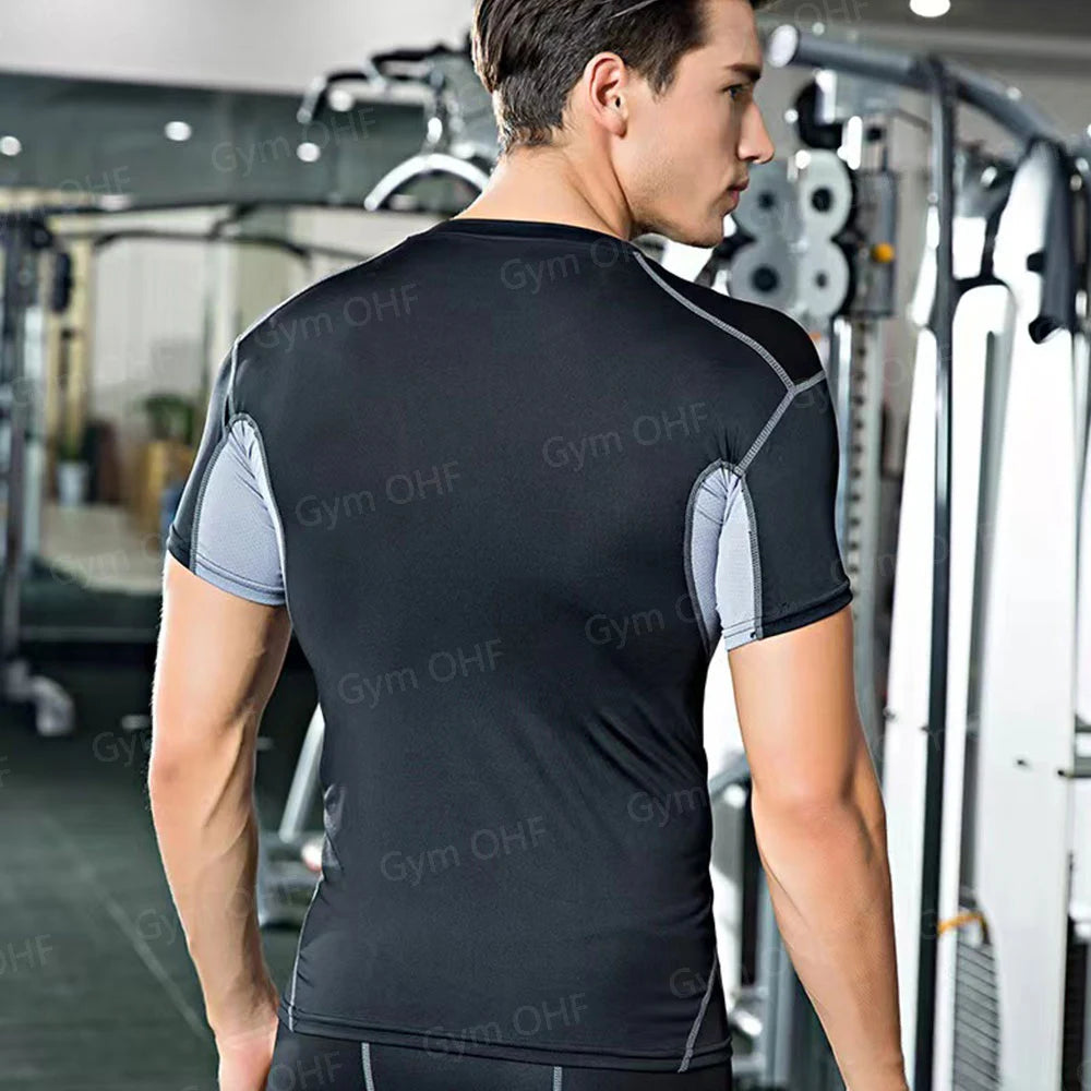 Spider Compression Shirt Mens Rashguard Fitness For Men Gym Sports T-Shirt Running Sweatshirt Outdoor Mountaineering Training