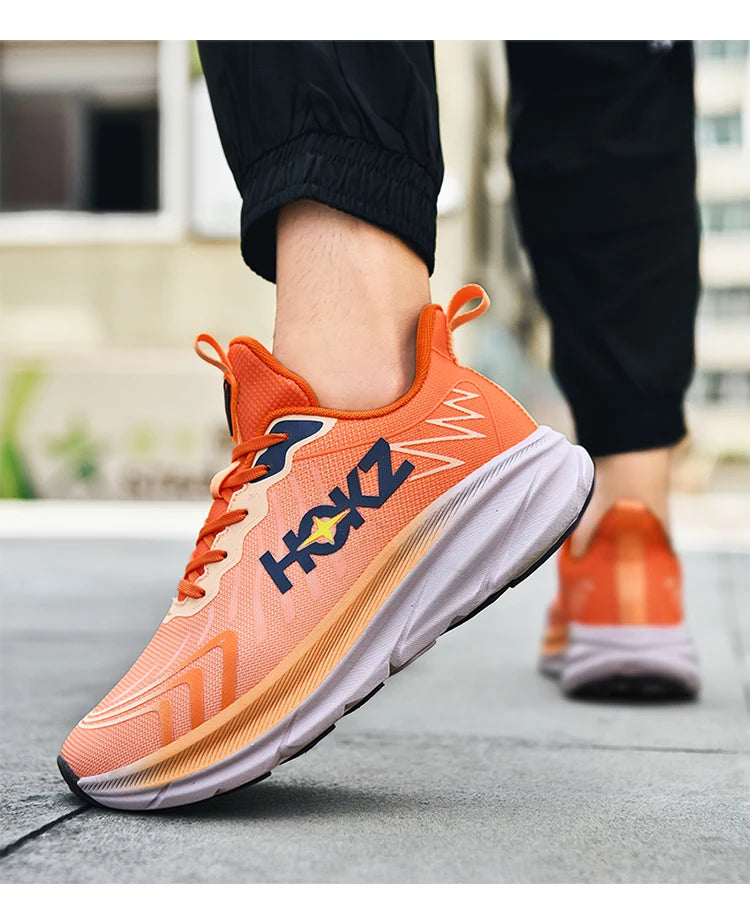 Carbon Plate Air Cushion Running Shoes Unisex Cushioned Walking Shoes