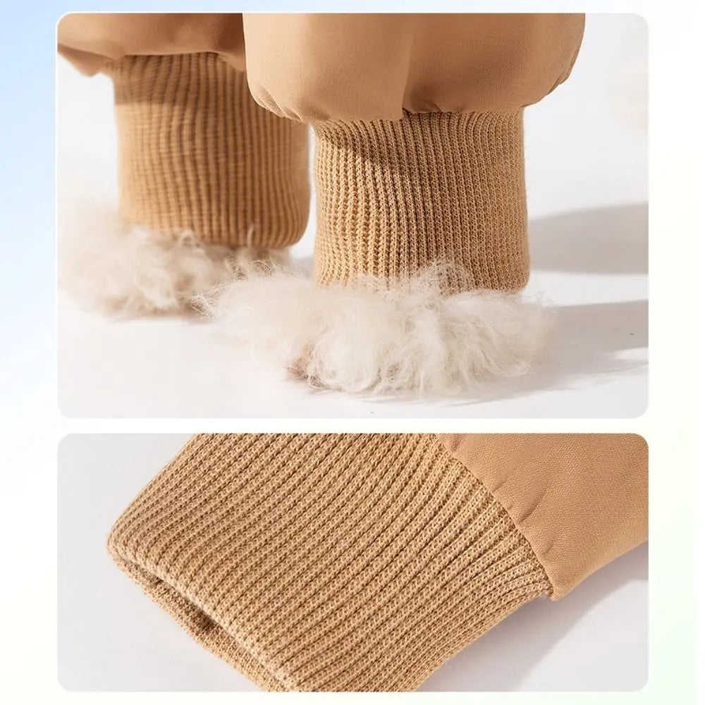 Waterproof Pet Strolling Going Out Pants Back Elastic Band Cartoon Dog Four Legged Pants S~XXL Dust-proof Dog Leggings