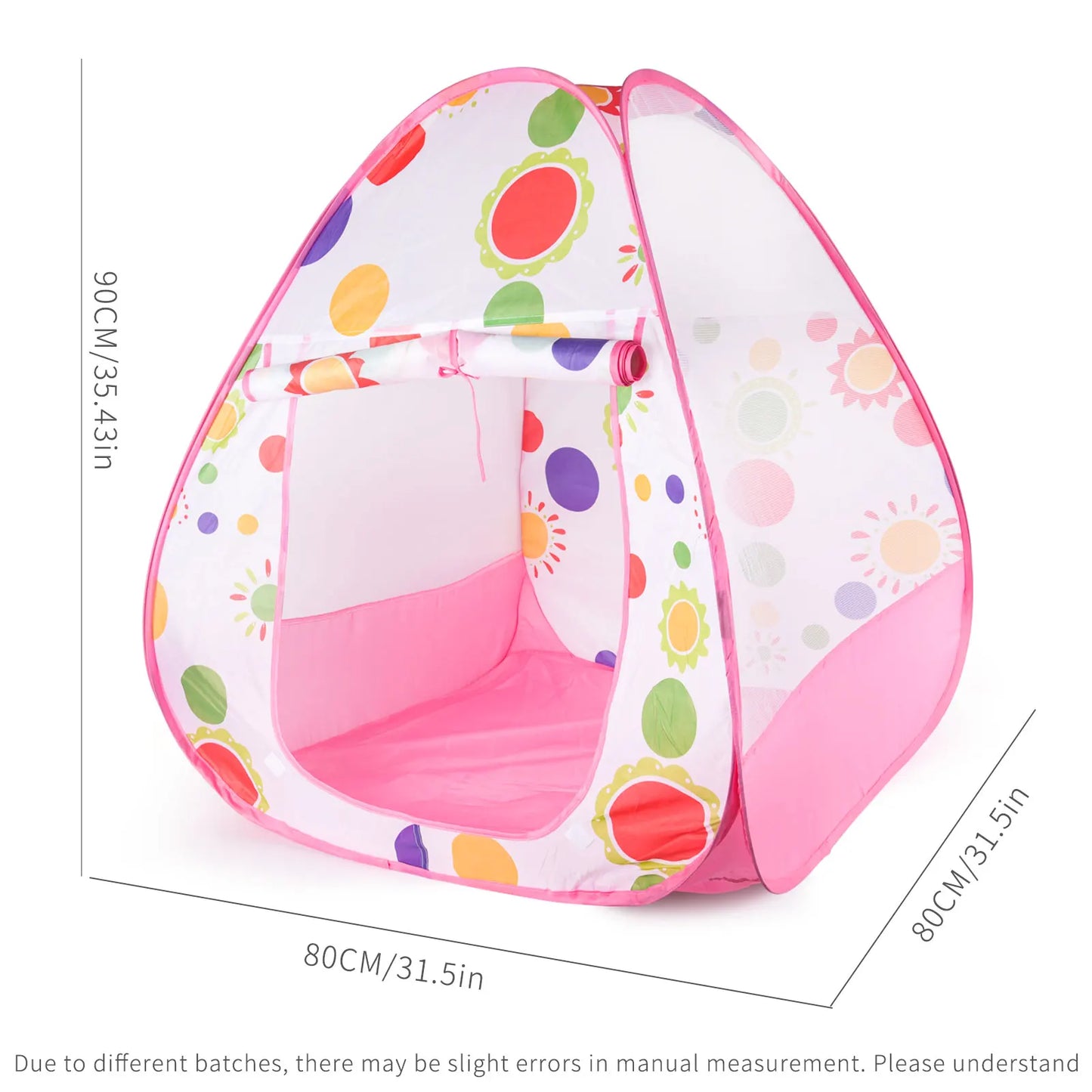 Children'S Pop-Up Game Tent Sunflower Game Indoor And Outdoor Games Tent House Toys, Convenient To Carry Perfect Children'S Gift
