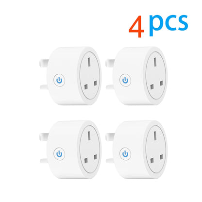 20A WiFi Smart Socket UK Plug 3-Pin With Energy Monitoring And Timer