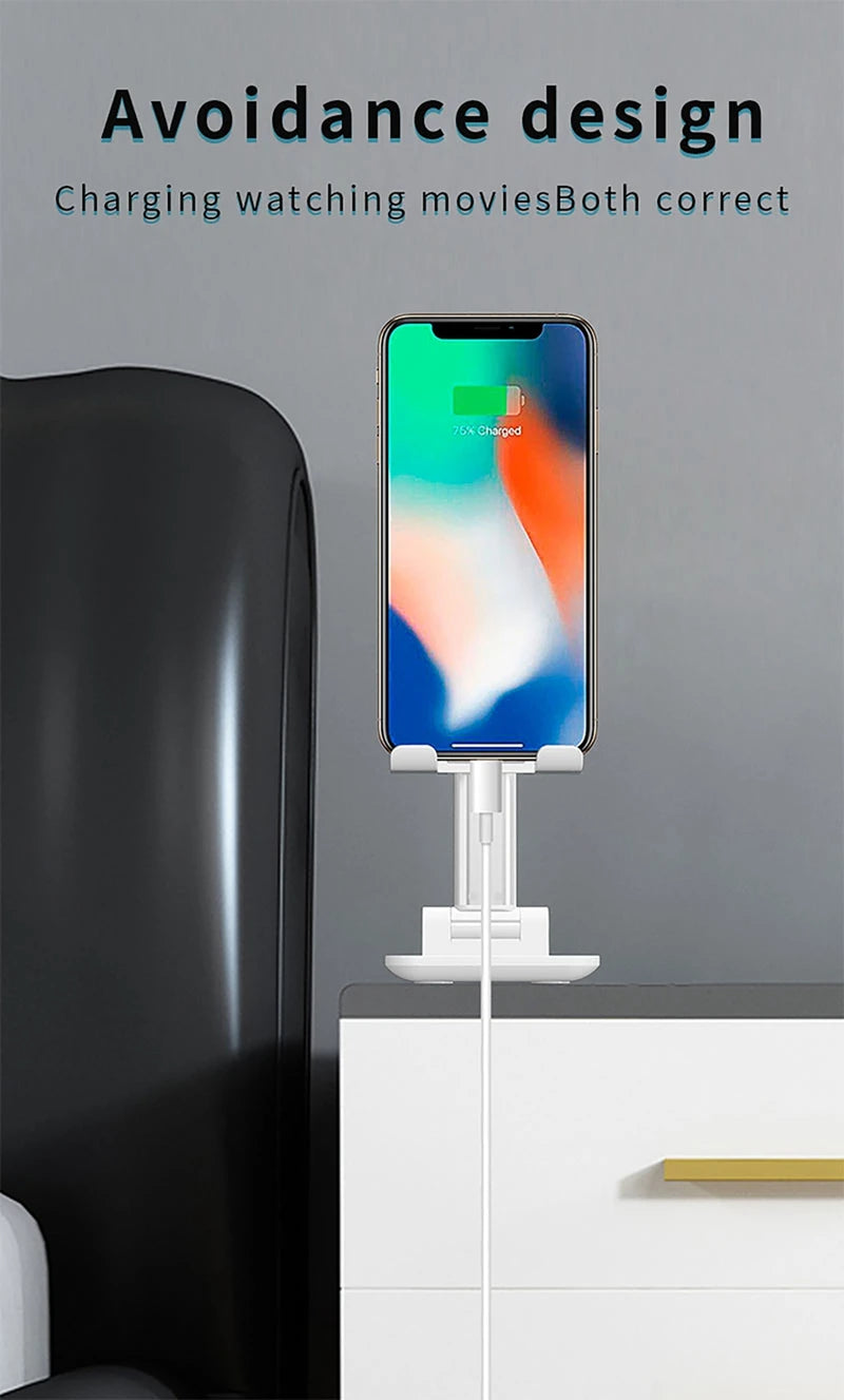 New Desk Mobile Phone Holder Stand For iPhone iPad Xiaomi Adjustable Desktop Tablet Holder Universal Table Cell Phone Stand