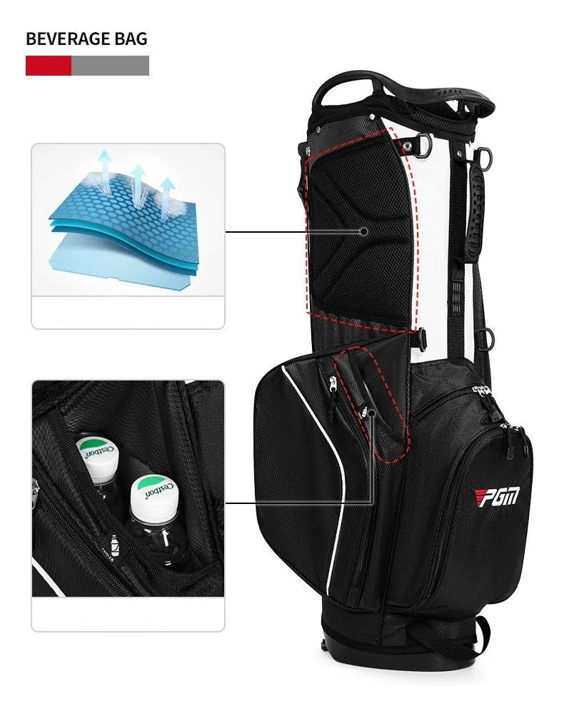 PGM Golf Bags Men Women 14 Insertion Lightweight Portable Shoulder Strap Bracket Bag QB147