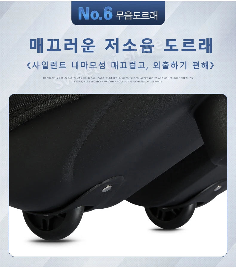 PGM Golf Travel Plane Bags with Wheel thicken Straps Foldable Golf Club Travel Cover for Airlines Golf Aviation Bag HKB009