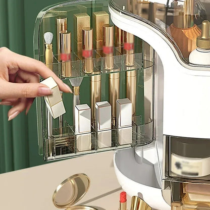Transparent Makeup & Jewelry Organizer – Desktop Storage Box