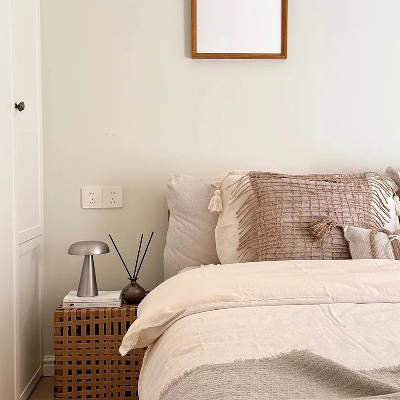 LED Table Lamp Retro Mushroom  Touch Sensor Bedside Lamp Rechargeable Reading Lights For Bedroom Restaurant Bar Decor Lighting