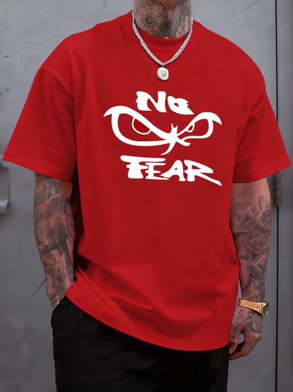 Men's Cotton Oversized Short Sleeve T-Shirt Casual Summer