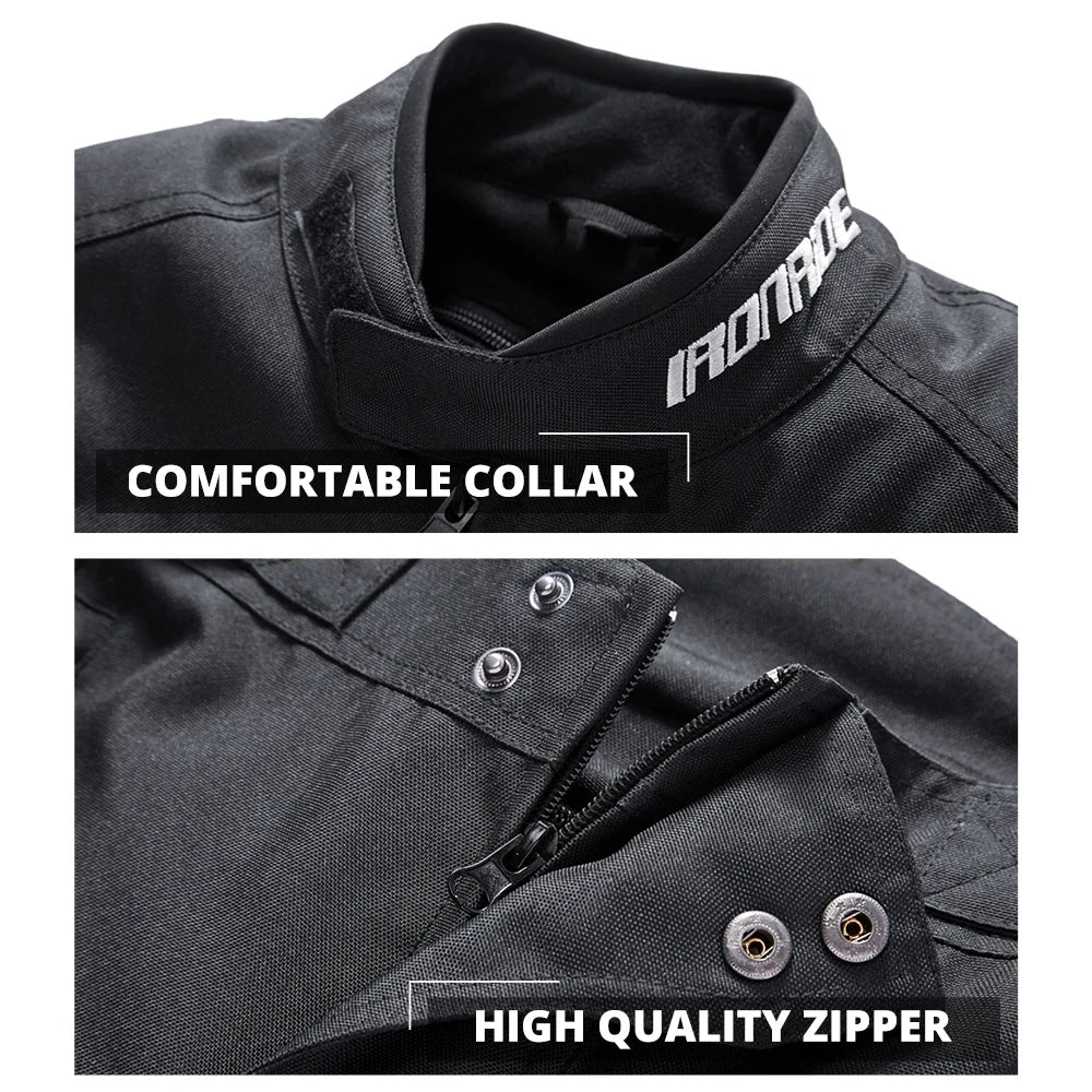 Motorcycle Jacket Waterproof Motorcross Jacket Pants Moto Jacket Windproof Riding Motorbike Clothes With Protective Gear M-3XL