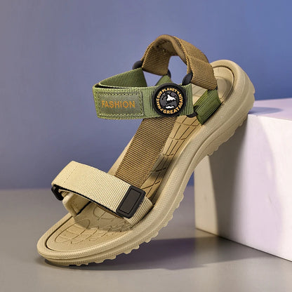 Boys Quick-Dry Beach Sandals Water Shoes Fabric Upper EVA Outsole Summer